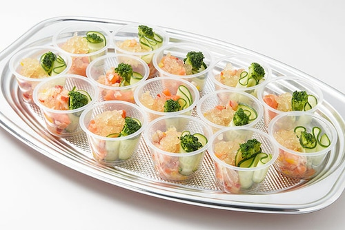 【Ｌサイズ】サーモンジュレのカクテルサラダ【約10人前】