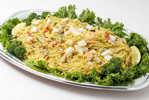 【ＬLサイズ】屋台風海鮮塩焼きそば【約15人前】